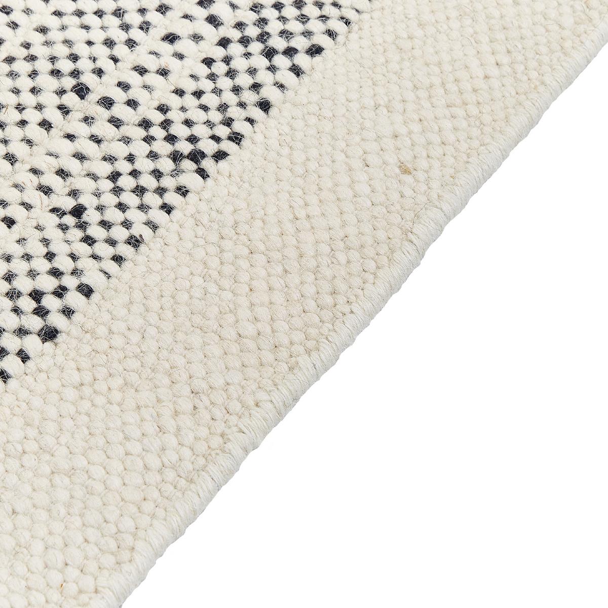 TEPPICH geflochten Ketenli 200/140 cm - Weiß, Textil (140/200cm) - Beliani