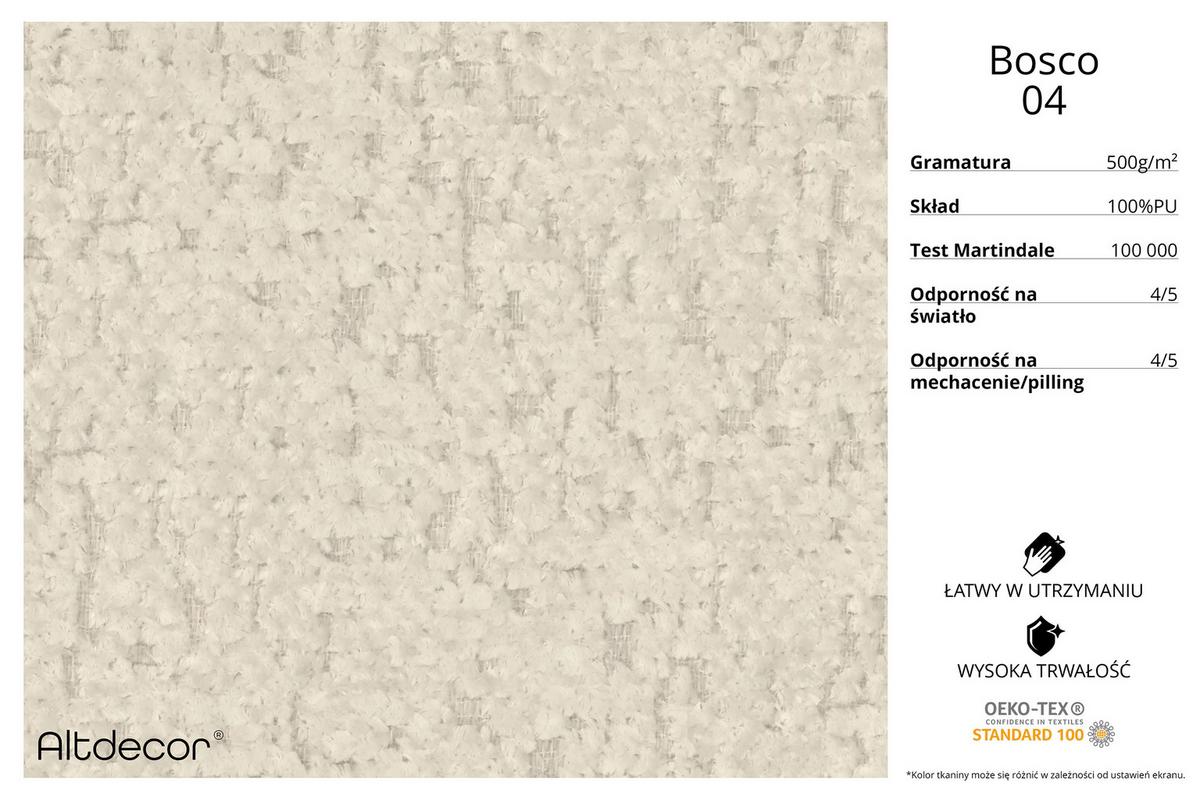 ECKSOFA mit Schlaffunktion Ottomane RECHTS OLEA-L2 321x164x75 Creme Tissu - Creme/Schwarz, Holzwerkstoff/Kunststoff (164/321cm) - ALTDECOR