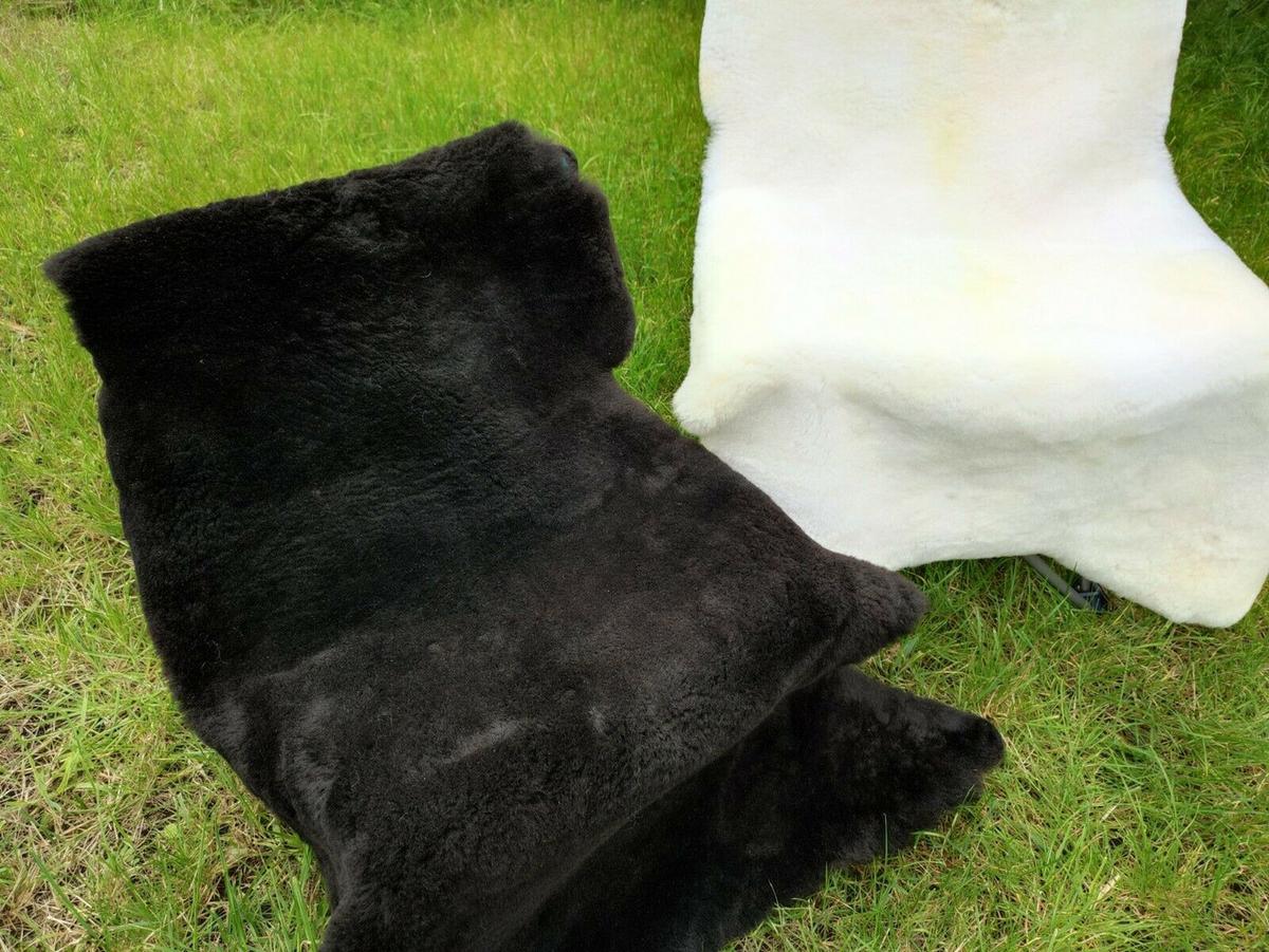 FELL Merino Schaffell Natur Weiß ca. 105 cm - Weiß, Fell (55/105cm) - Provellus