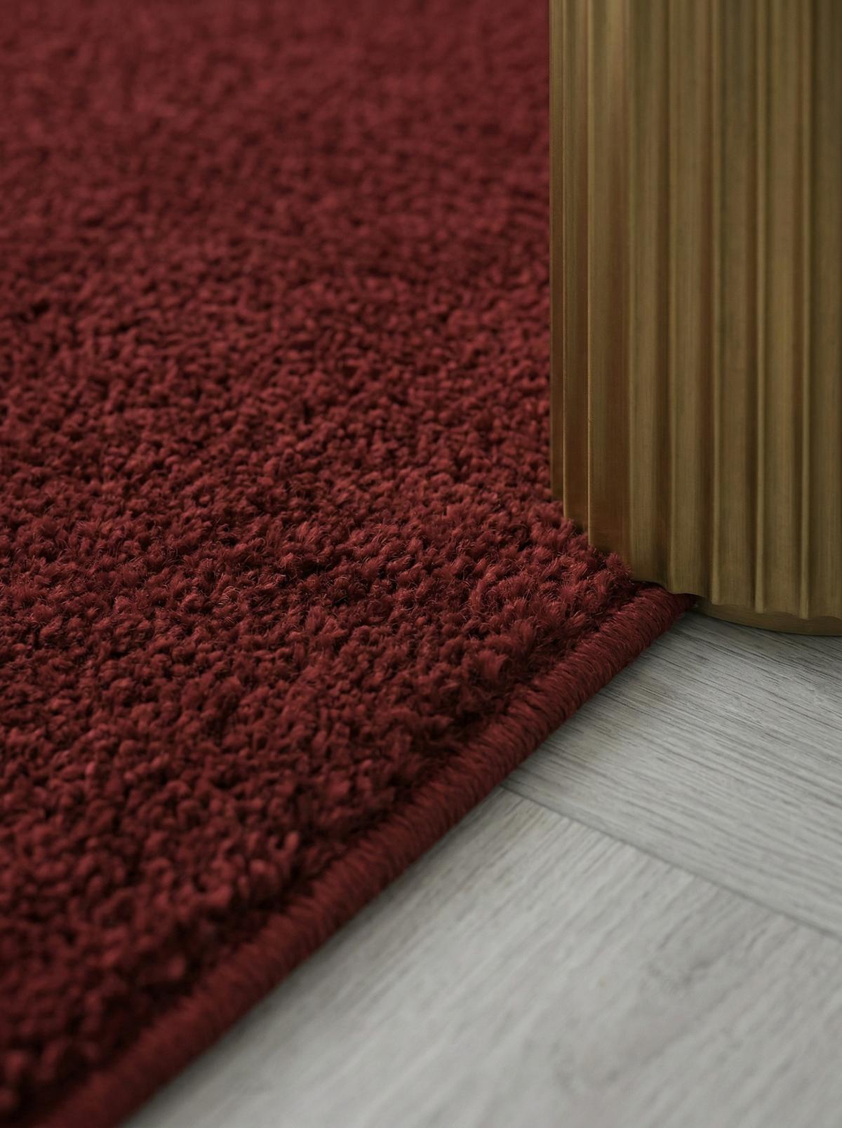 TEPPICH Kurzflor MAIN in Rot, einfarbig, 120 x 170 cm - Rot, Textil (170/120cm) - KADIMA DESIGN