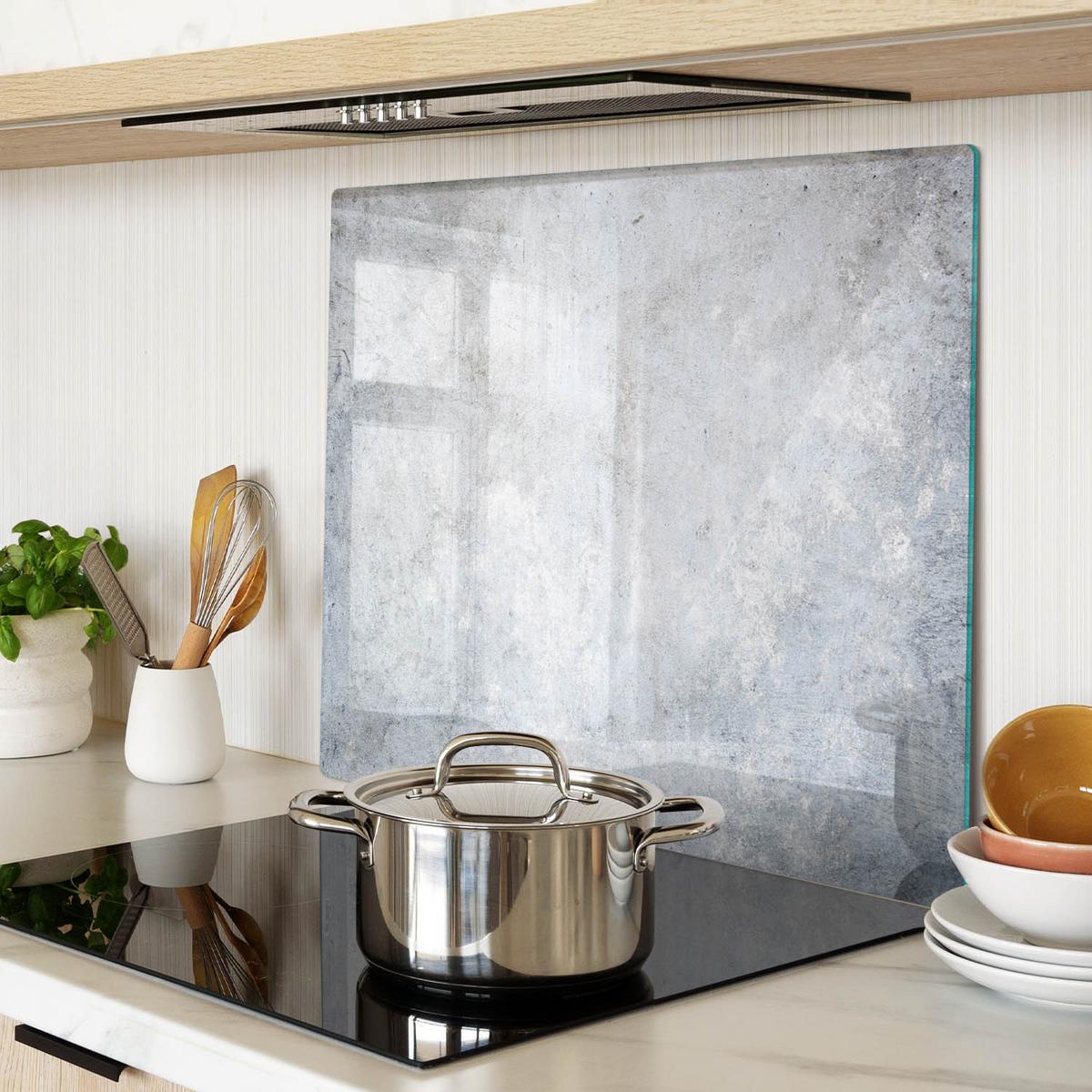 GLASPLATTE 60x52 cm Beton - Grau, Glas (60/0.4/52cm) - TULUP