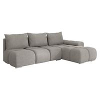 ECKSOFA Bestii, Seite: Rechts - Schwarz/Grau, Holz/Kunststoff (270/183cm) - MIRJAN24