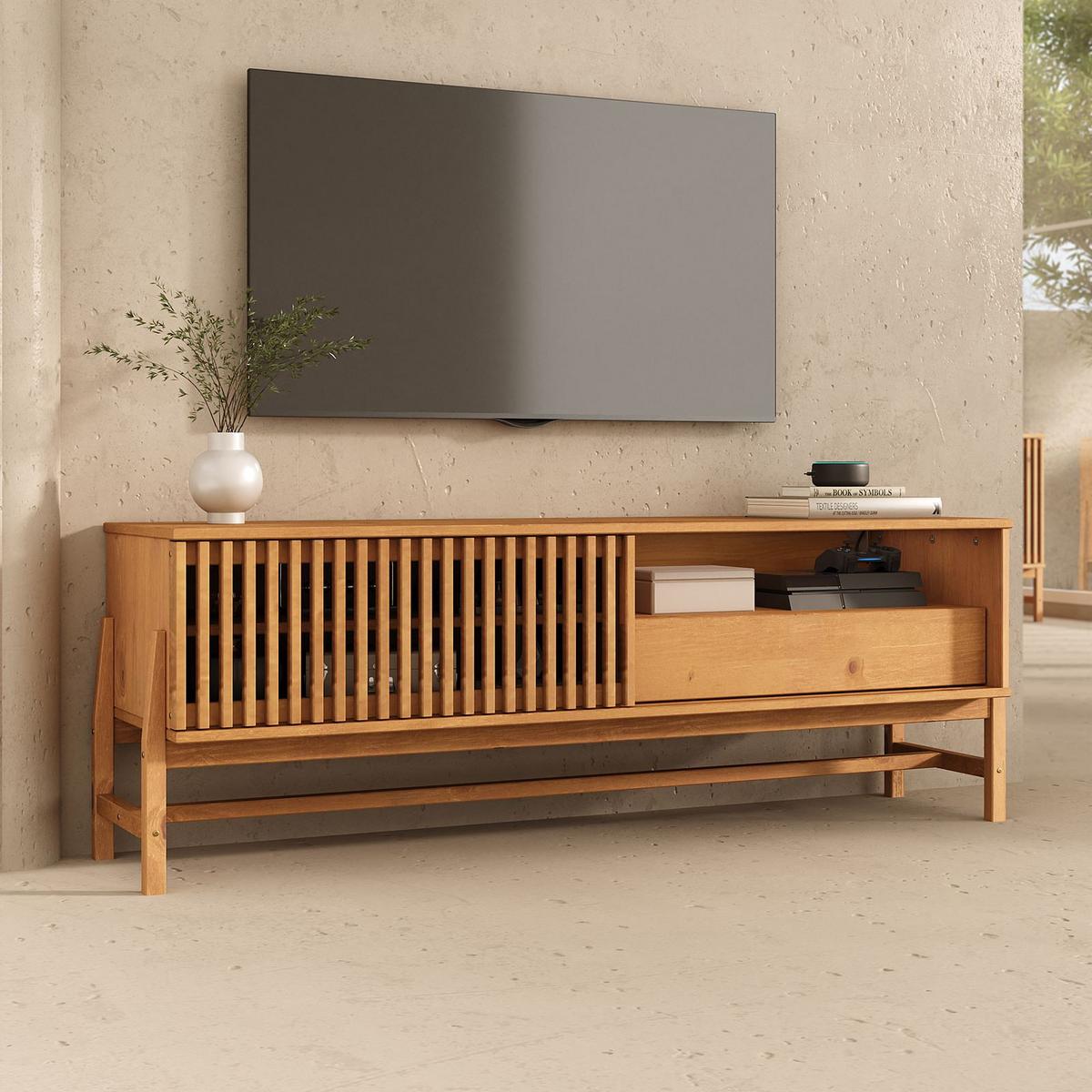 LOWBOARD ADAMO Eiche - Eichefarben, Holz (145/53/41cm) - IDIMEX