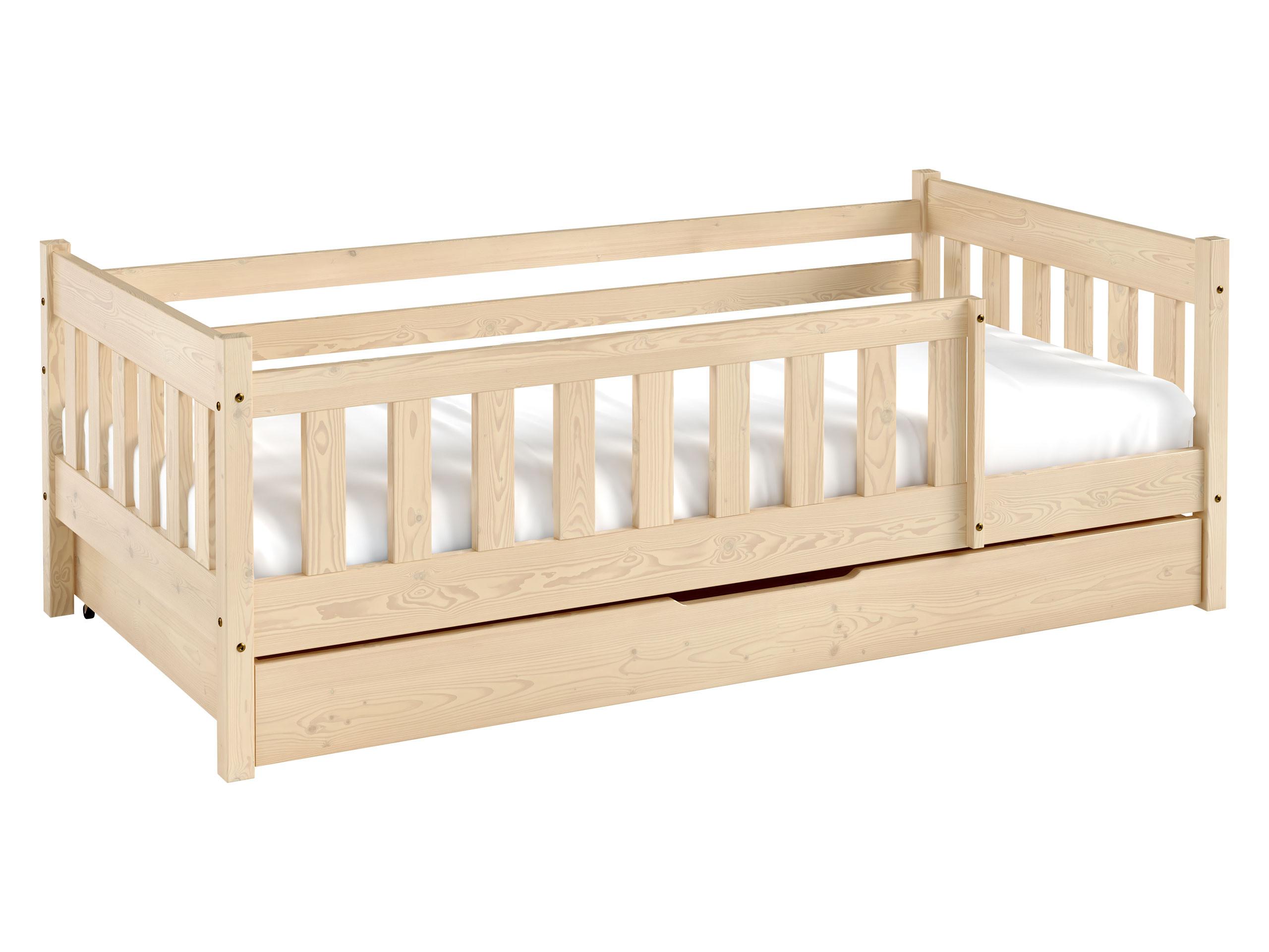 KINDERBETT Nadia - Naturfarben, Holz (80/160cm) - MIRJAN24
