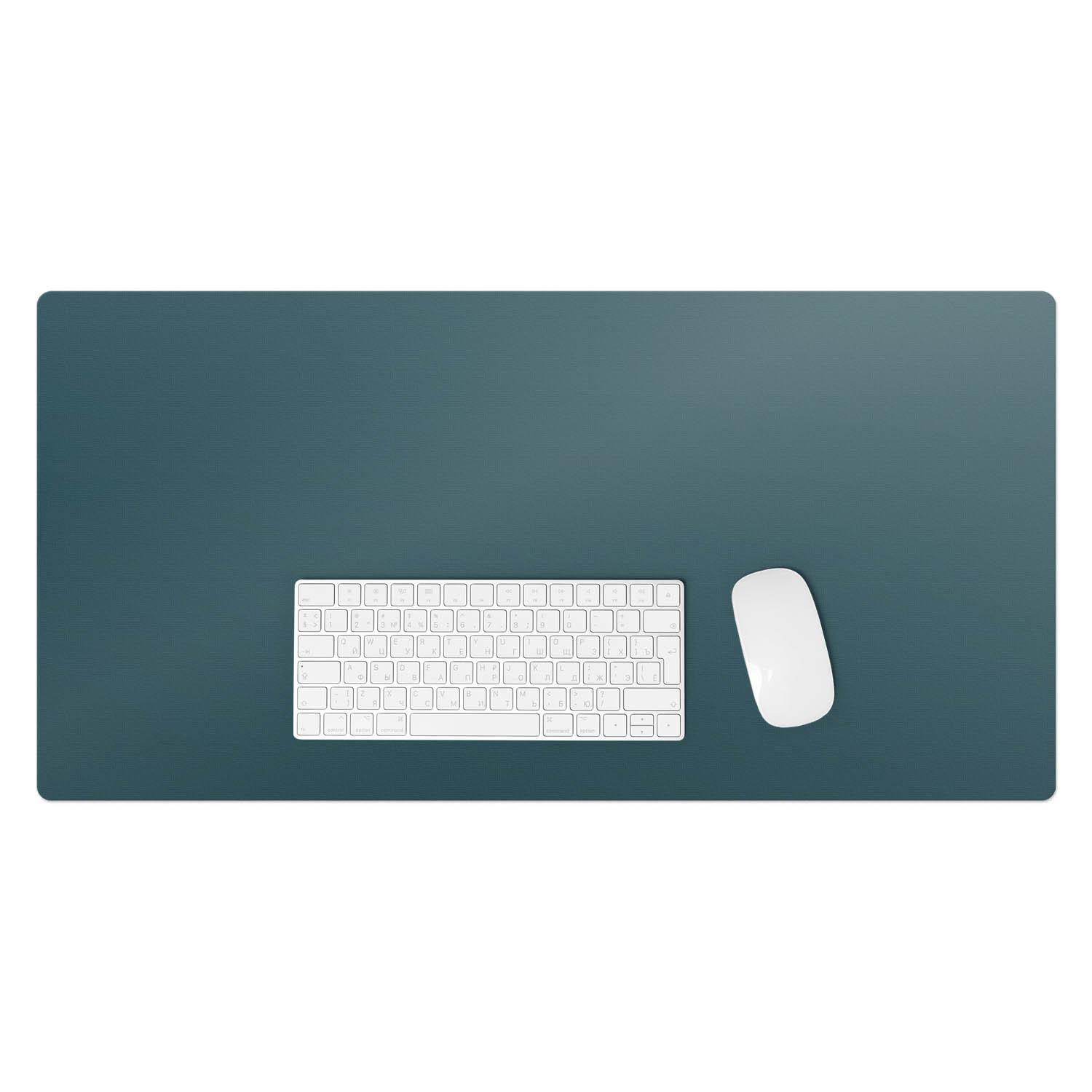 SCHREIBTISCHUNTERLAGE 90x45 cm Dark Blue - Dunkelblau, Kunststoff (90/45/1.6cm) - Wallfluent