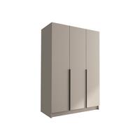 KLEIDERSCHRANK Calia I - Kaschmir/Schwarz, Holzwerkstoff/Metall (150/215/58cm) - MIRJAN24