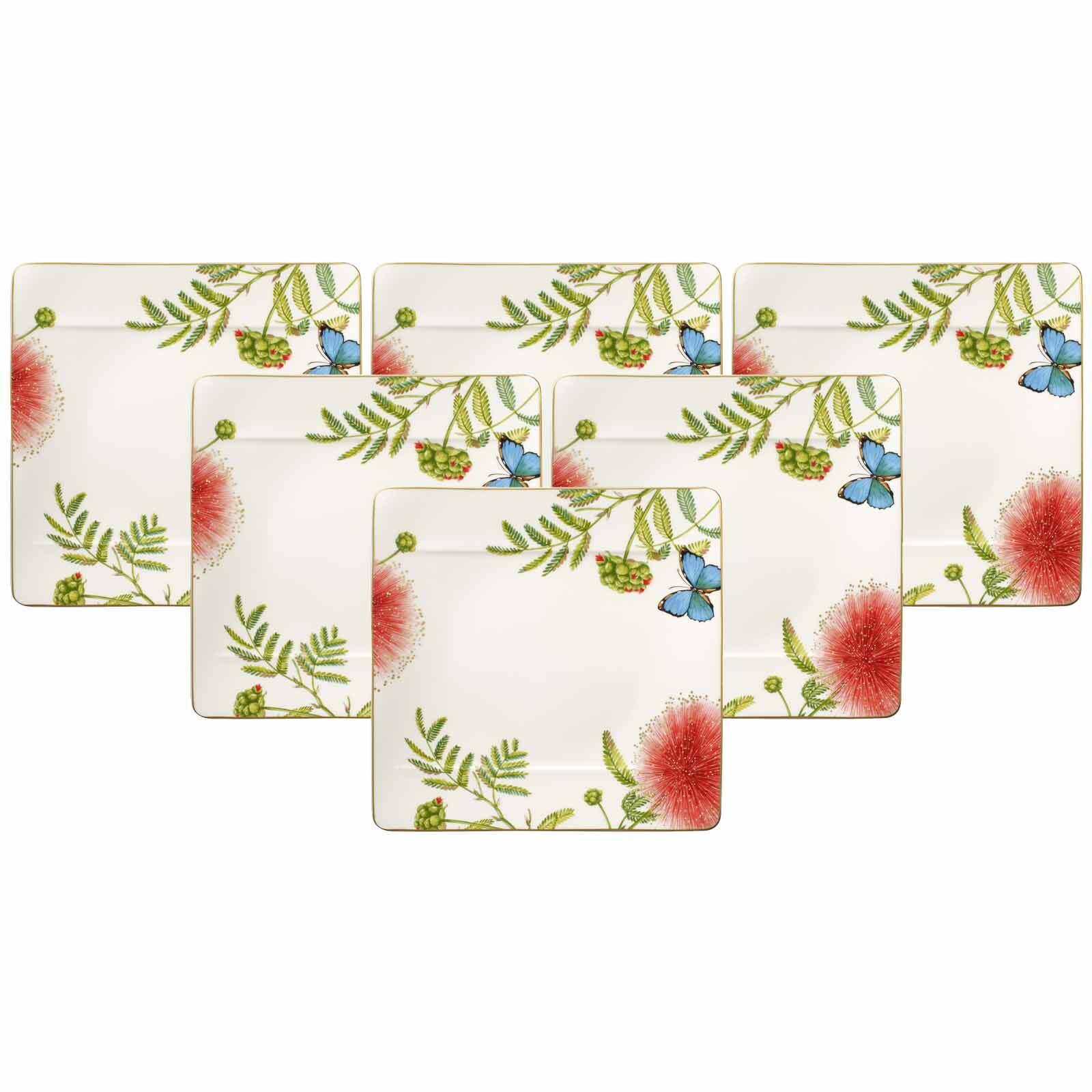 SPEISETELLER Amazonia bunt 27 x 27 cm 6er Set - Multicolor, Keramik (1cm) - Villeroy & Boch