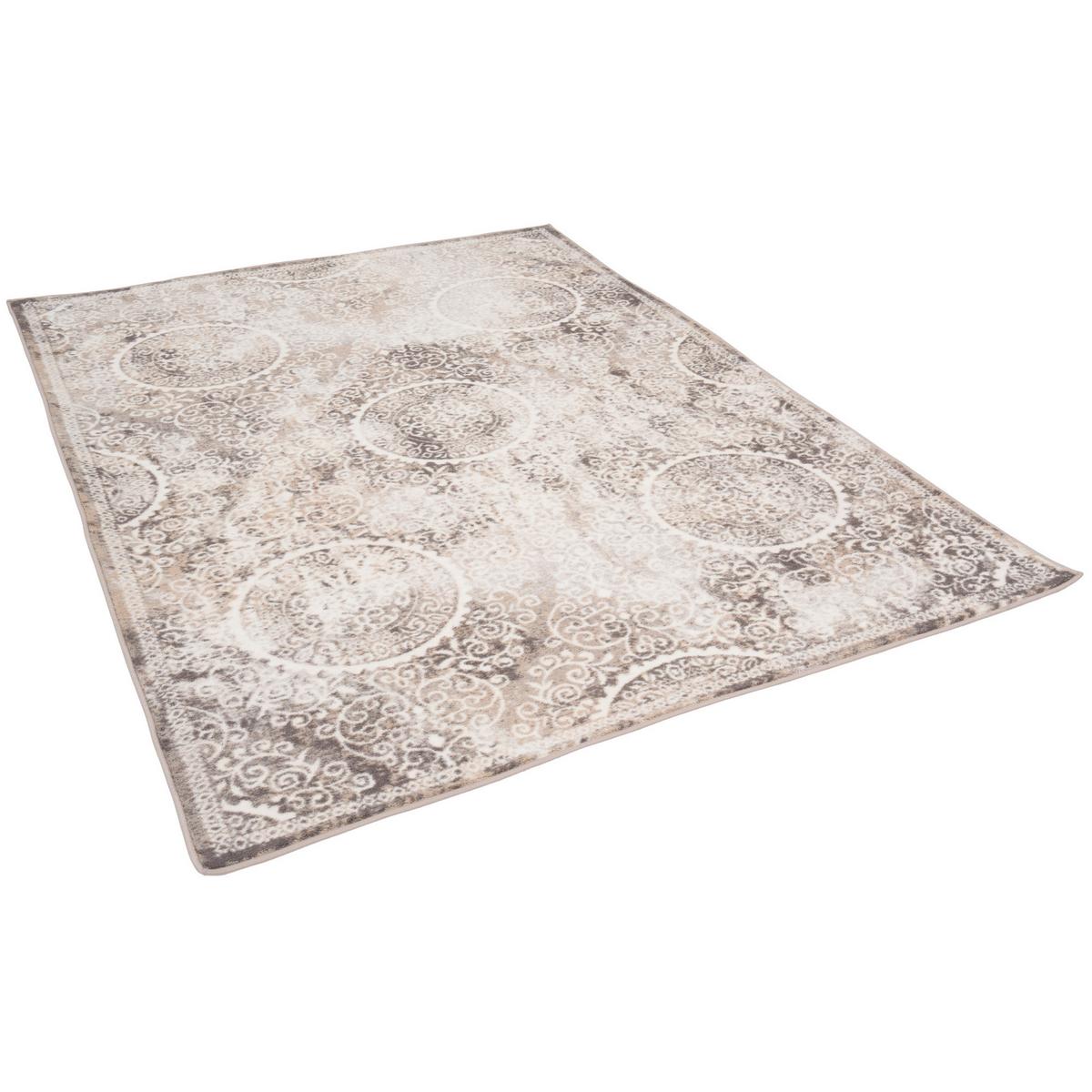 DESIGNER TEPPICH TAWIRA VINTAGE KLASSIK BAROCK - Beige, Textil (120/170cm) - Pergamon