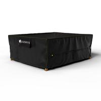 GARTENMÖBELABDECKUNG CoverSafe Pro schwarz - Schwarz, Kunststoff (190/80/240cm) - Juskys
