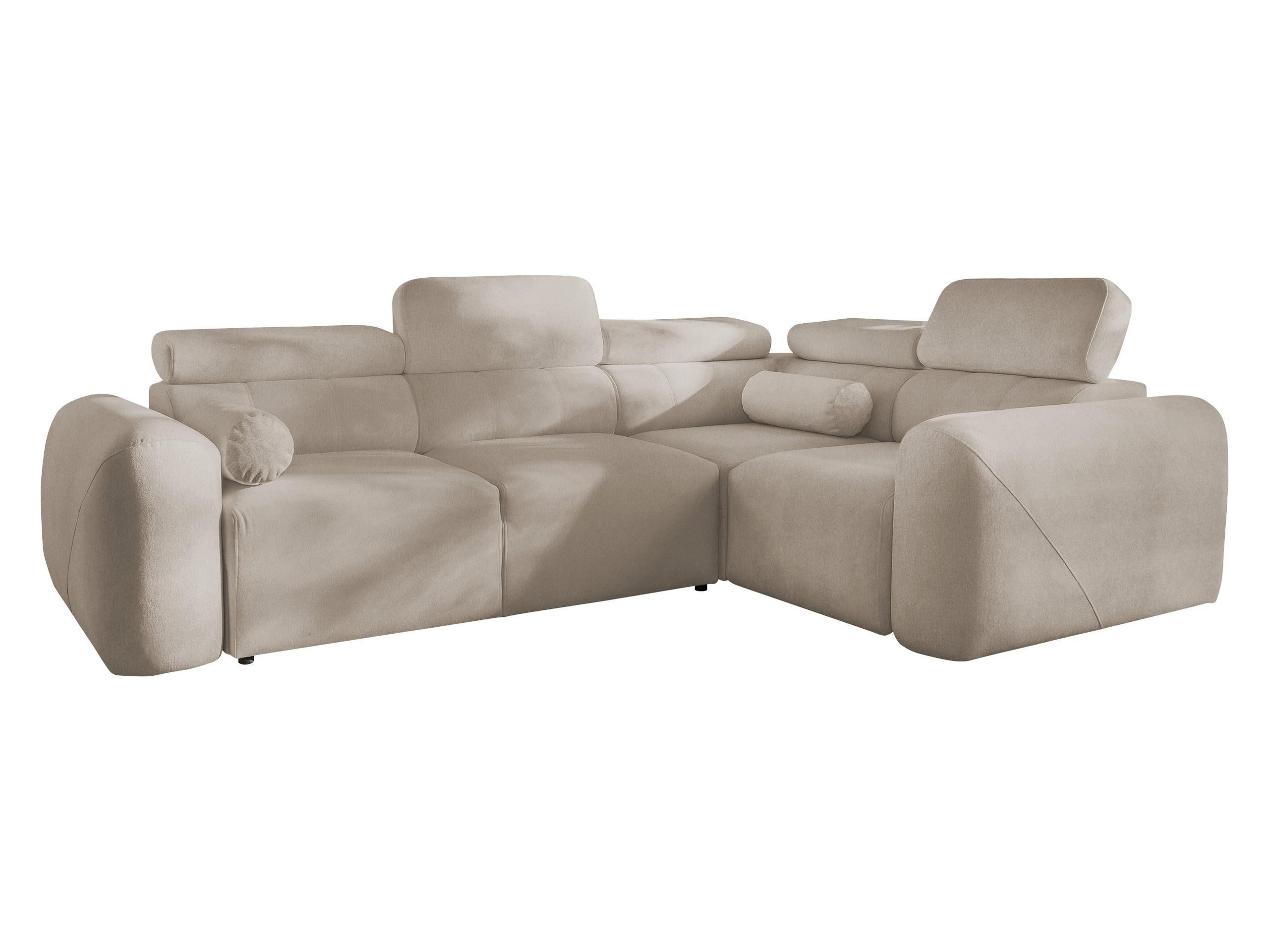 ECKSCHLAFSOFA Volare II, Seite: Rechts - Hellbraun, Holz/Textil (273/204cm) - MIRJAN24