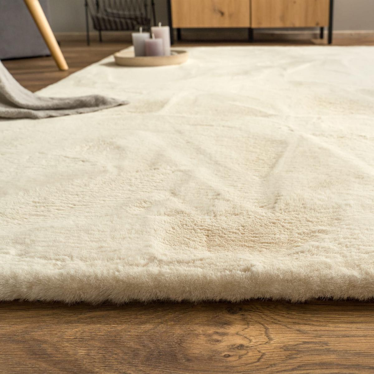 HOCHFLORTEPPICHE Creme 60 x 100 cm - Creme, Kunststoff (60/100cm) - TT Home