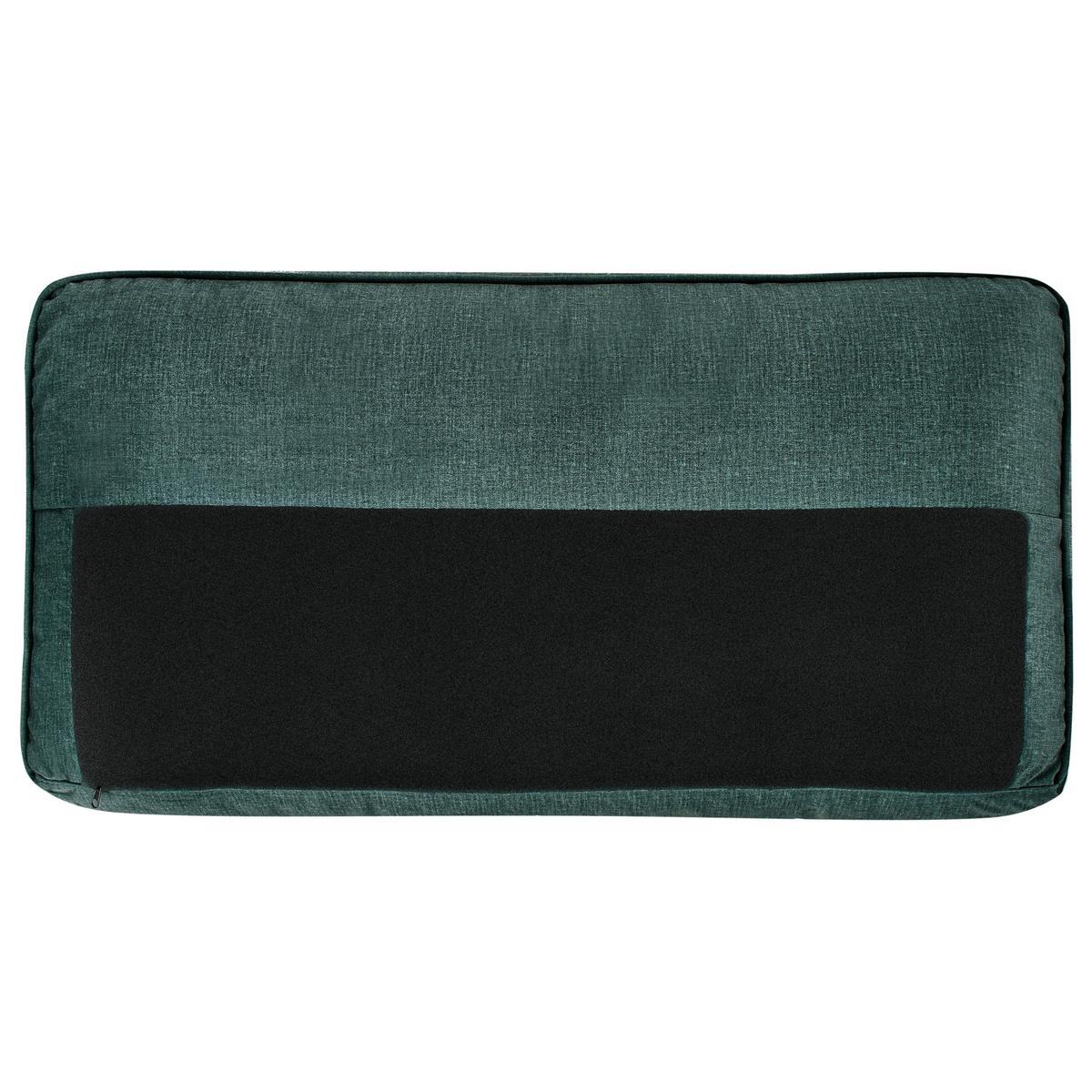 SESSEL Dunkelgrün Savalen - Dunkelgrün/Schwarz, Textil (117/87/91cm) - Beliani