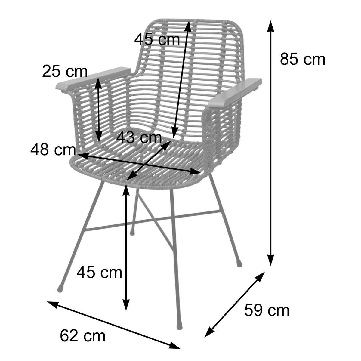 ESSZIMMERSTUHL Braun 6er-Set - Braun, Holz (62/85/59cm) - MCW