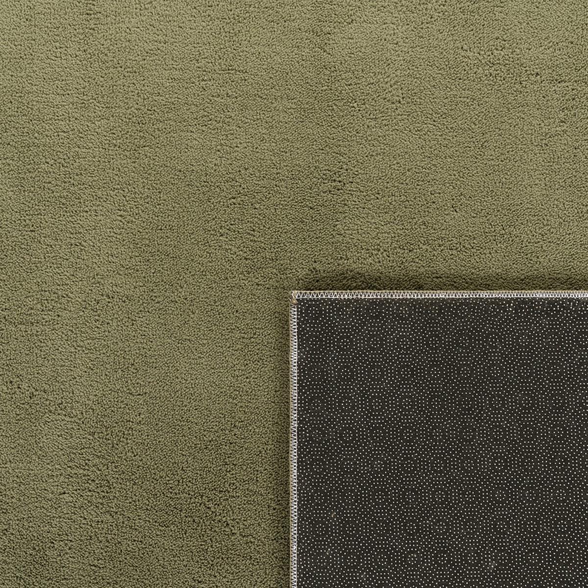 KURZFLORTEPPICH, einfarbig, Hellgrün, 100 x 200 cm - Grün, Textil (100/200cm) - KADIMA DESIGN