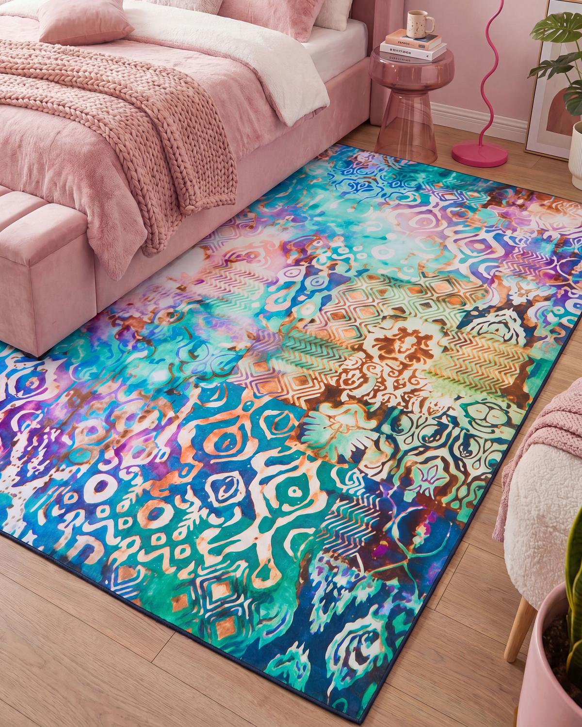 TEPPICH Bunt 200/300 cm Isvanta - Multicolor, Textil (200/300cm) - Beliani
