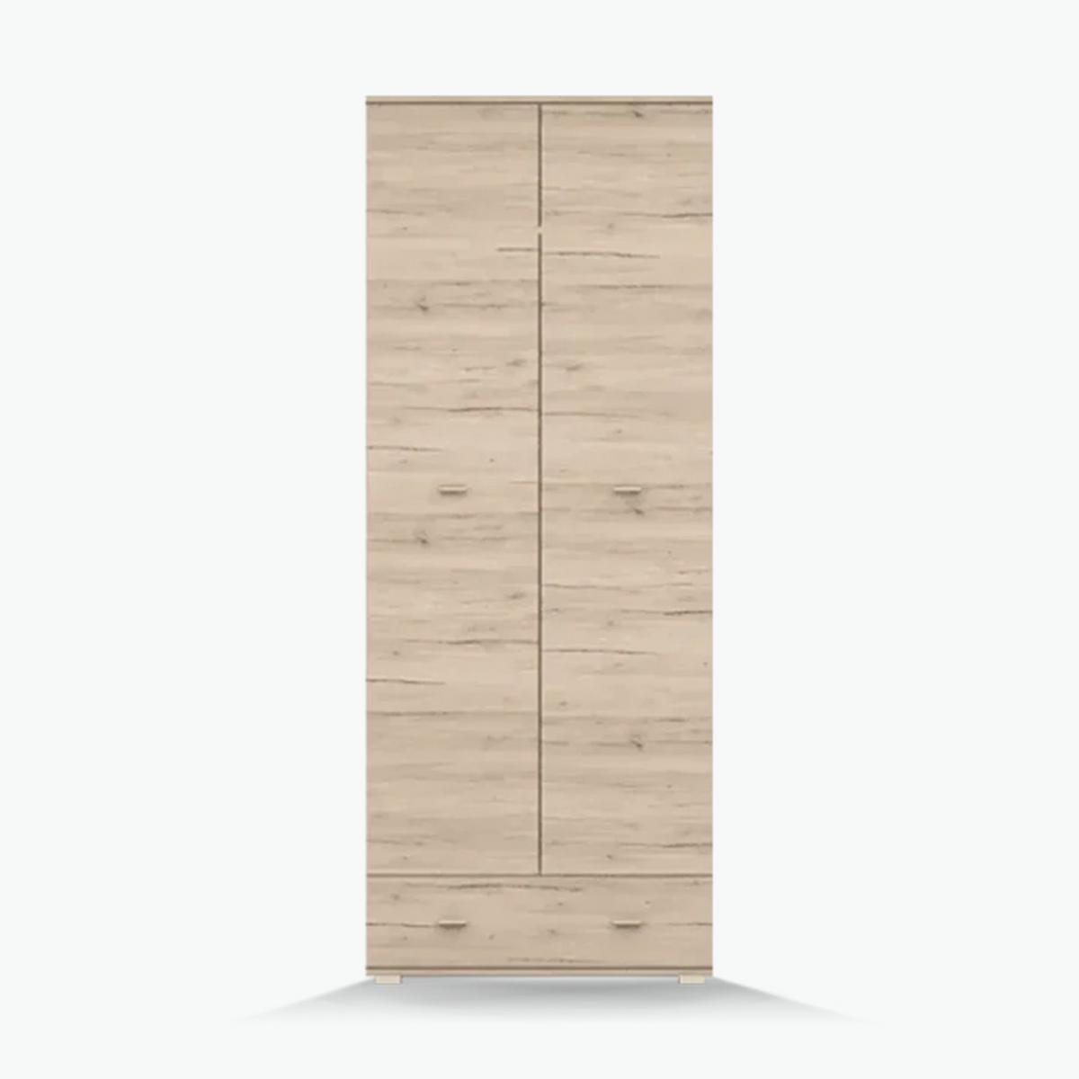 KLEIDERSCHRANK GRENADA 2D 80 cm , 80/202/52, 2-türig, San Remo Sand - Eiche San Remo, Holzwerkstoff (80/202/52cm) - imoebel24