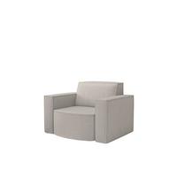 SESSEL Palma Ascot Bukla - Perlmutt, Holzwerkstoff/Textil (98/74/89cm) - Fun Möbel