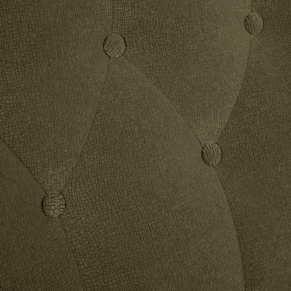 SOFA 3-Sitzer mit Bettfunktion Kaylyn Flockstoff grün - Grün, Kunststoff (207/89/83cm) - 58aufmkessel