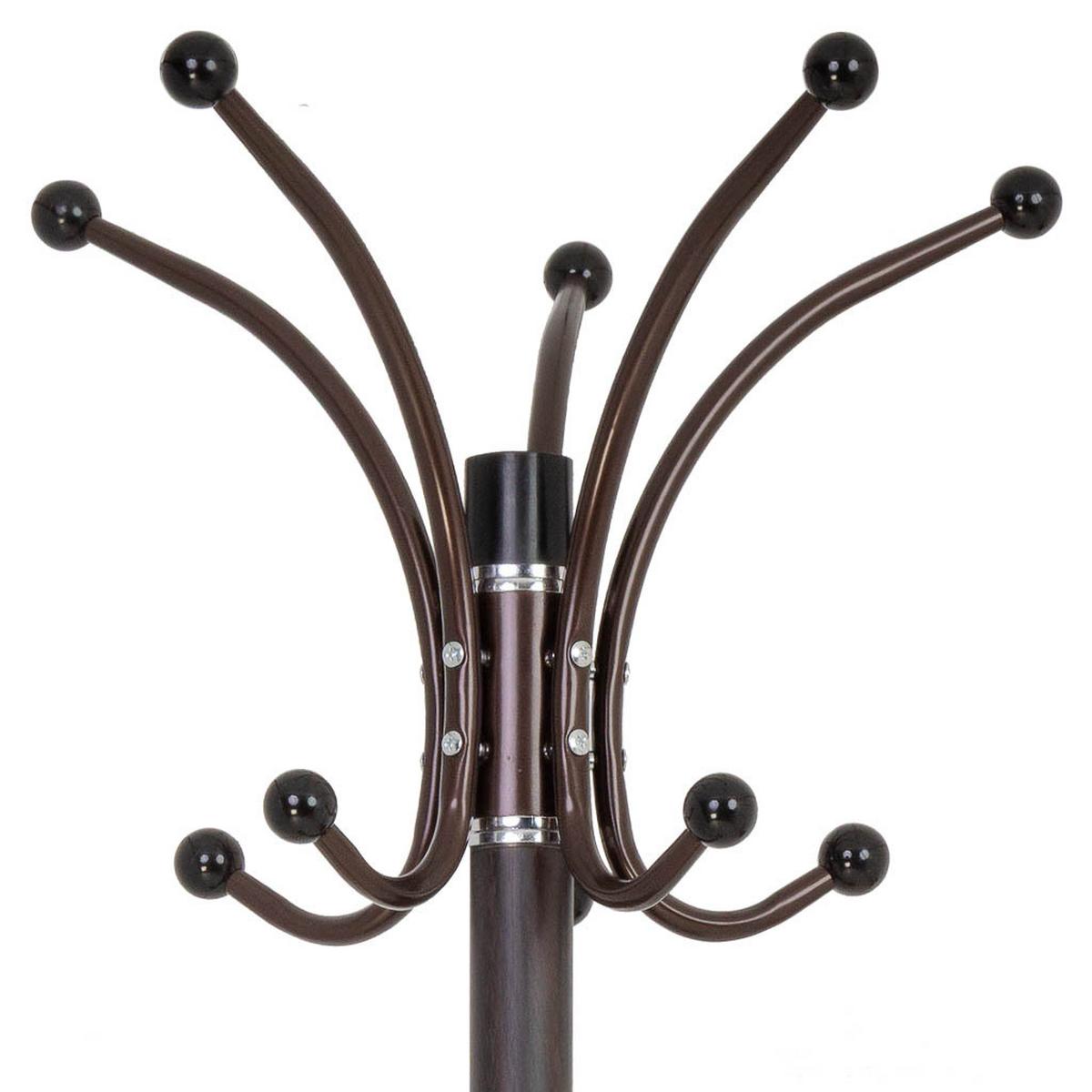 GARDEROBE aus metall 36x178cm - Braun, Metall (36/178/36cm) - Wanderlust