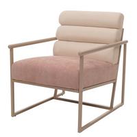 LOUNGE-SESSEL Rosé - Rosa, Textil (64/78/74cm) - MCW