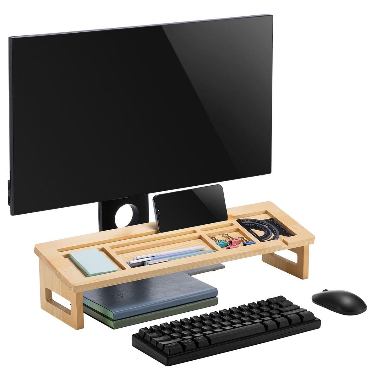 SCHREIBTISCH ORGANIZER ALCUDIA - Naturfarben, Holz (12/49/15cm) - CARO-Möbel