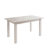 ESSTISCH ARTON 140-195 cm für 6-8 Personen - Weiß, Holzwerkstoff/Metall (140/80/77cm) - Lookway