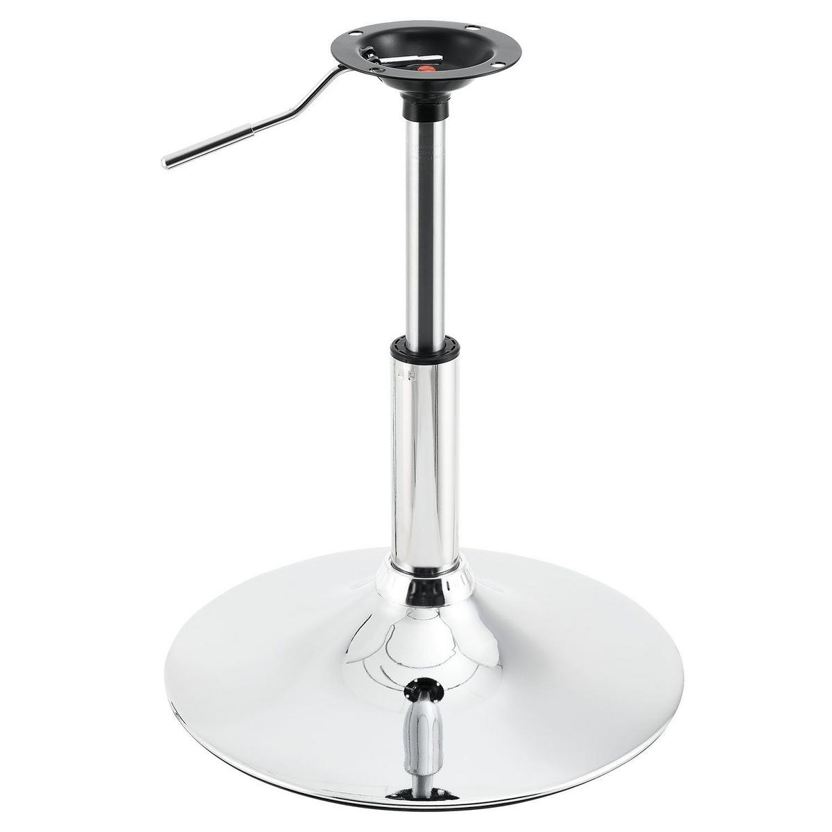 HOCKER Tonia weiß höhenverstellbar ideal für Schminktisch - Weiß, Textil (38.5/64/38.5cm) - Juskys