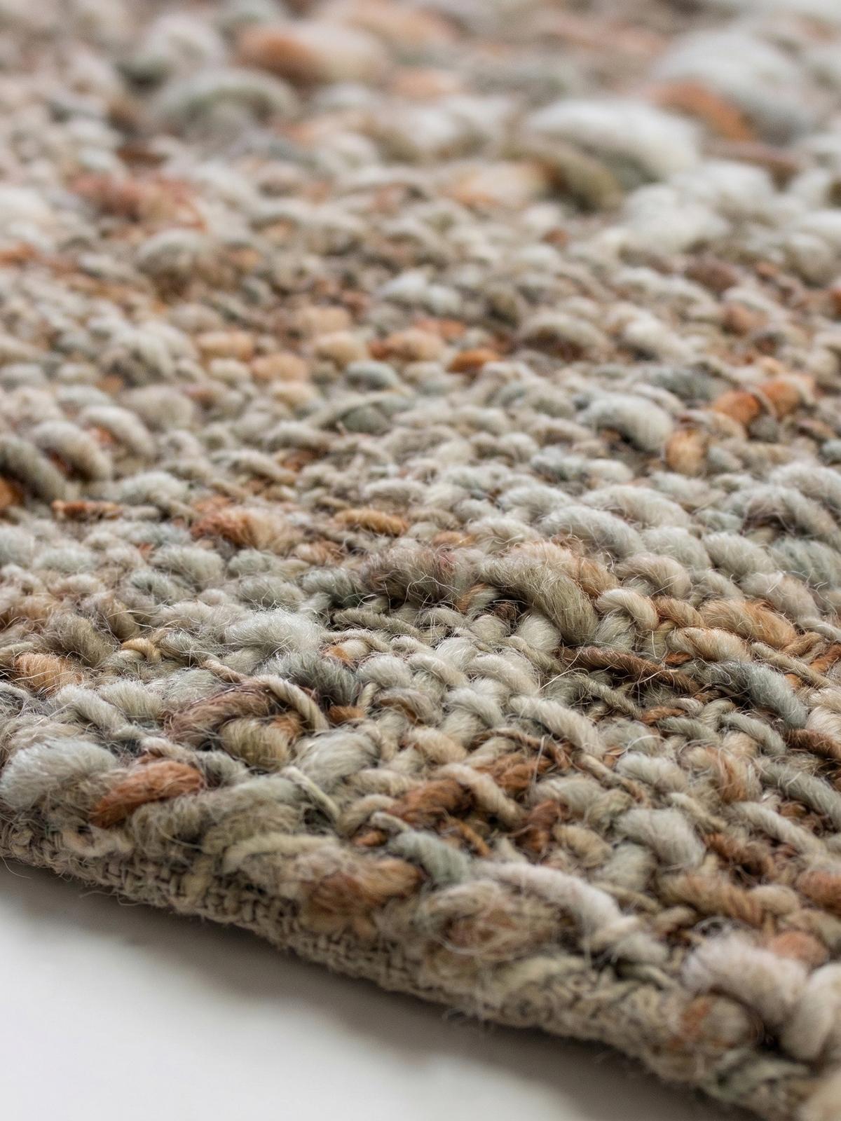 WOLLTEPPICH OTLEY, einfarbig, Terrakotta, 160 x 230 cm - Orange, Textil (230/160cm) - KADIMA DESIGN