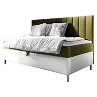 BOXBETT Maja Junior 2 - H3 - Weiß/Grün, Holz (100/200cm) - MIRJAN24