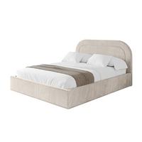 POLSTERBETT mit Bettkasten und Lattenrost, Boxbett ohne Matratze - LERAY 140x200 Beige - Beige, Holzwerkstoff/Textil (140/200cm) - ALTDECOR