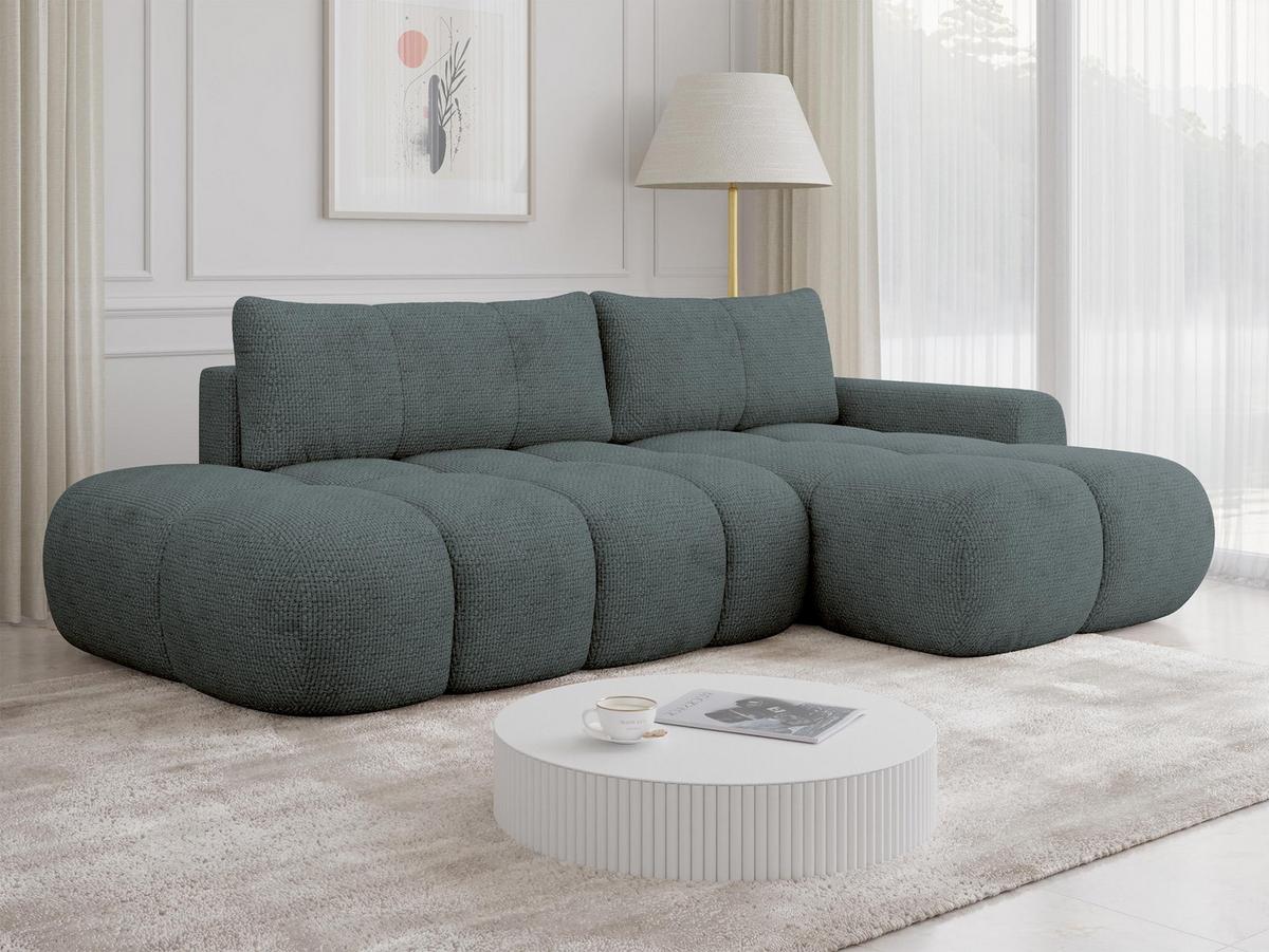 ECKSOFA Mitto O, Seite: Rechts - Blaugrau/Schwarz, Holz/Kunststoff (285/172cm) - MIRJAN24