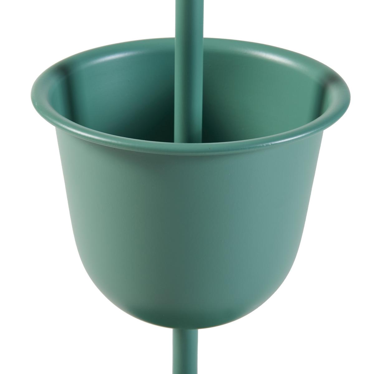 PFLANZENSTÄNDER Alphen - Grün, Metall (28/110cm) - [en.casa]
