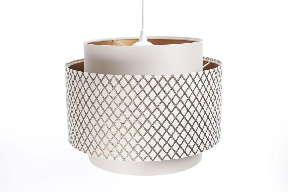 HÄNGELEUCHTE Beige 40/31 cm - Beige, Kunststoff (40/1/31cm) - ONZENO