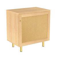 SIDEBOARD rattan natur 60cm 1 tür kompakt - Naturfarben, Holzwerkstoff (60/63/40cm) - Urban Meuble