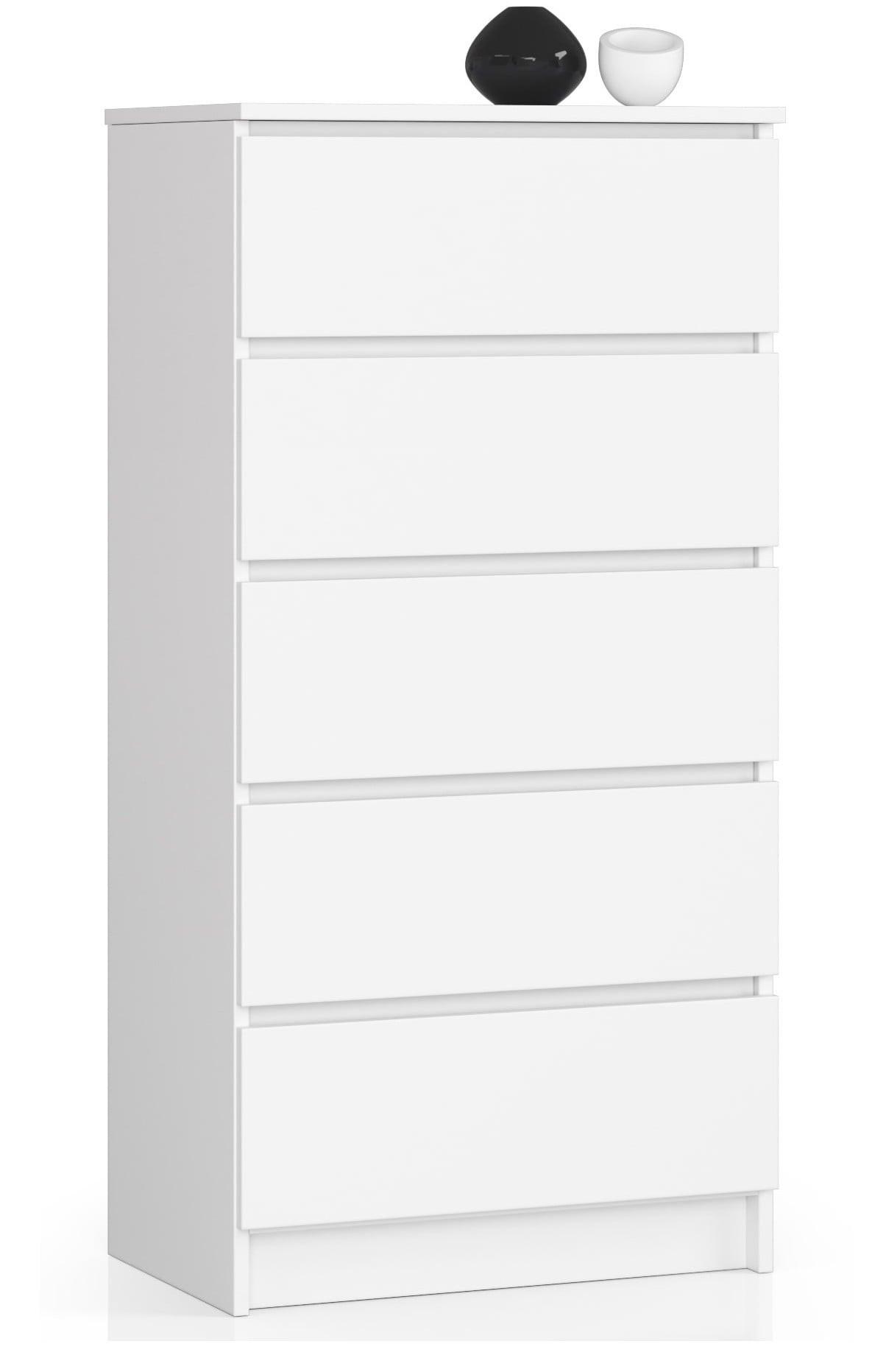KOMMODE Weiß 121/60/40 - Weiß, Holzwerkstoff (60/121/40cm) - RAUMHIRSCH FURNITURE