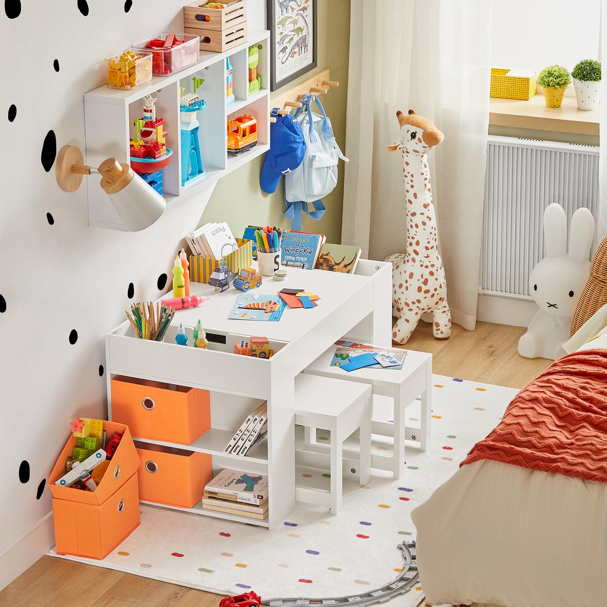 KINDERSITZGRUPPE Weiß - Weiß, Holzwerkstoff (87/50/50cm) - SoBuy