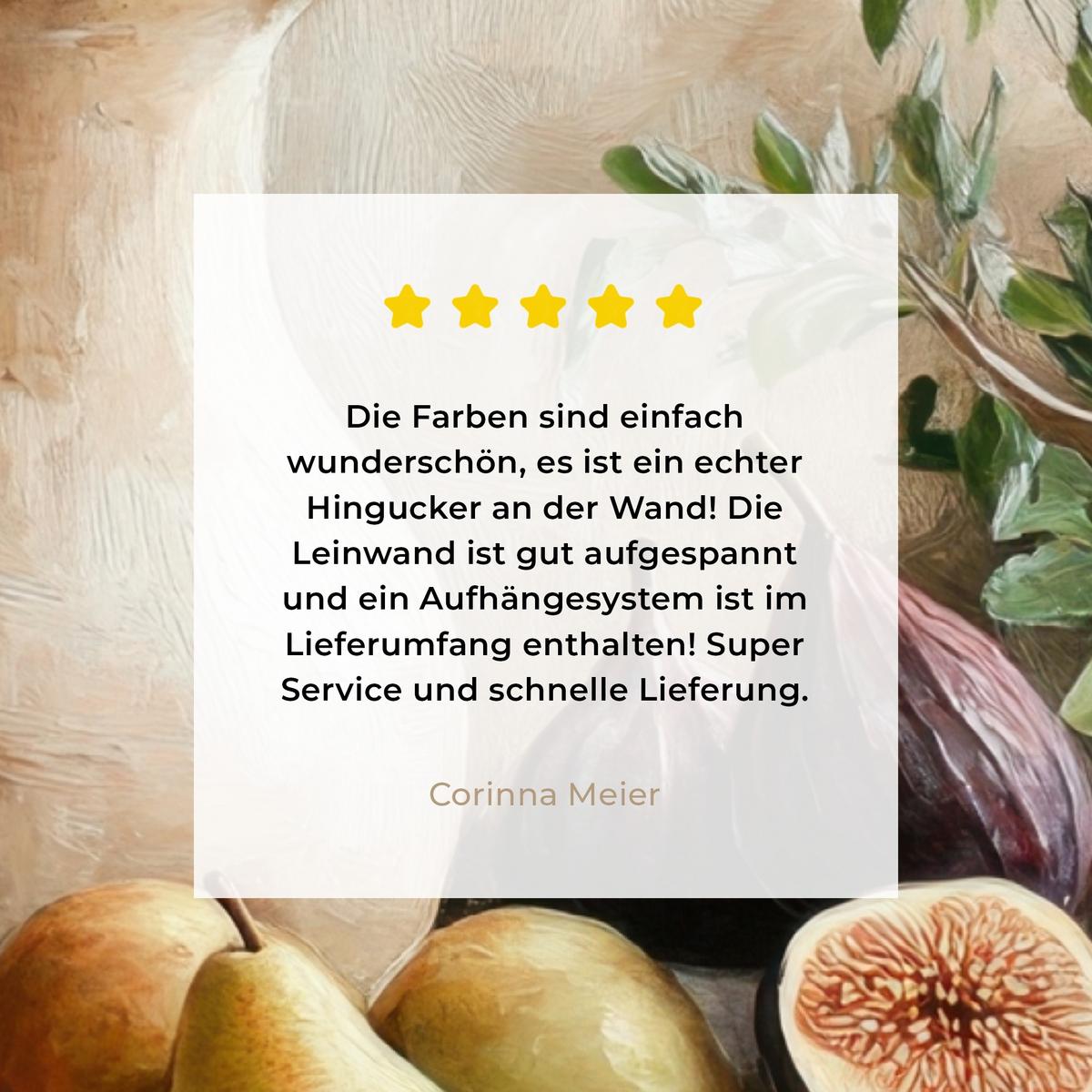 LEINWANDBILD Obst - Kräuter - Ländlich Deko Wohnzimmer 20x30 cm - Naturfarben, Textil (20/30cm) - MuchoWow