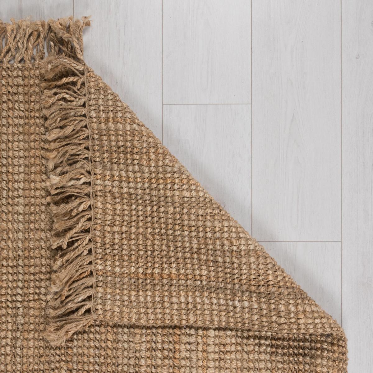 JUTETEPPICH wendbar ERME, einfarbig, Braun, 160 x 230 cm - Braun, Naturmaterialien (230/160cm) - KADIMA DESIGN