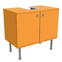 WASCHBECKENUNTERSCHRANK Mango 60/55/35 cm - Orange, Holzwerkstoff (60/55/35cm) - Bilderwelten
