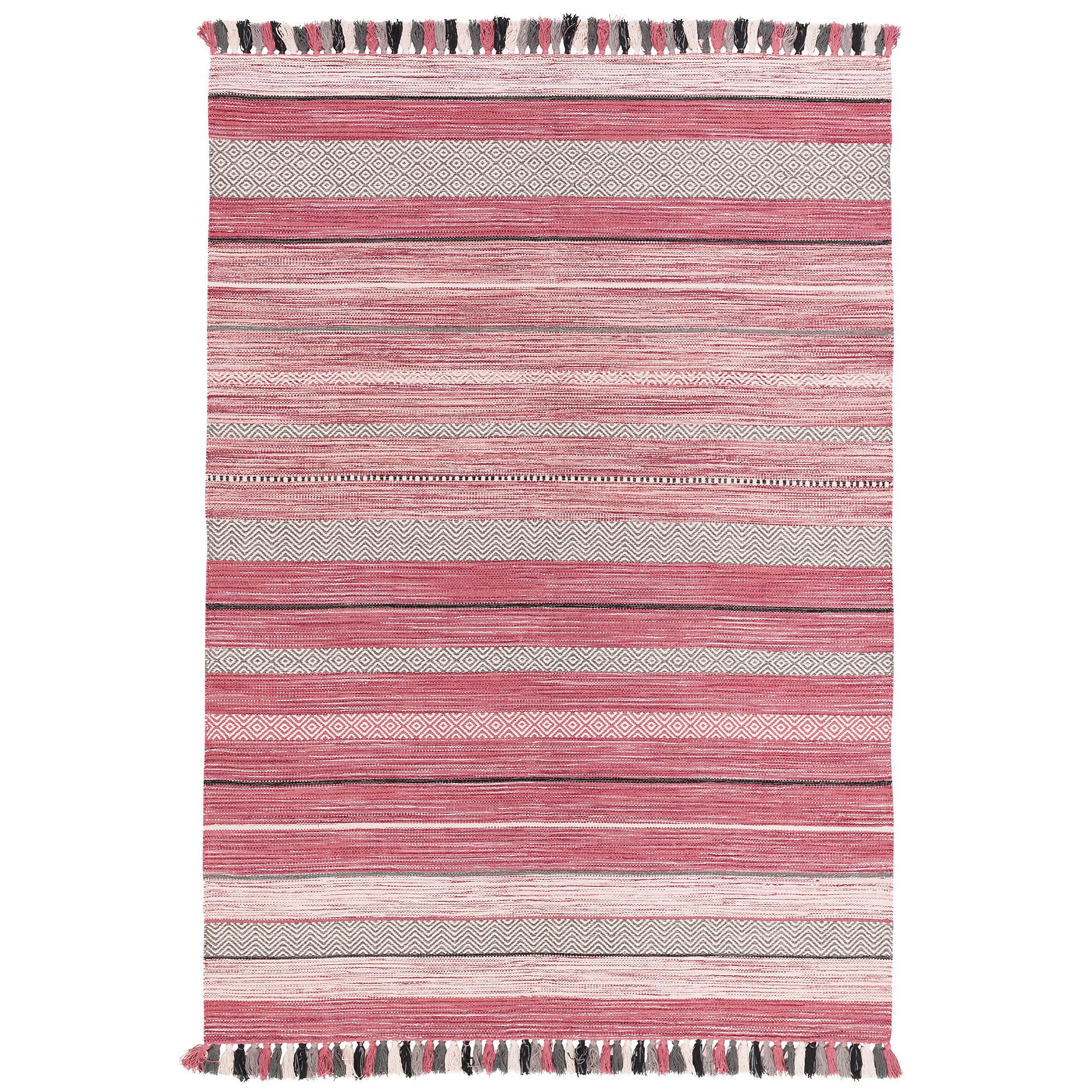 NATUR TEPPICH KELIM KALLEEN - Rosa, Textil (200/300cm) - Pergamon