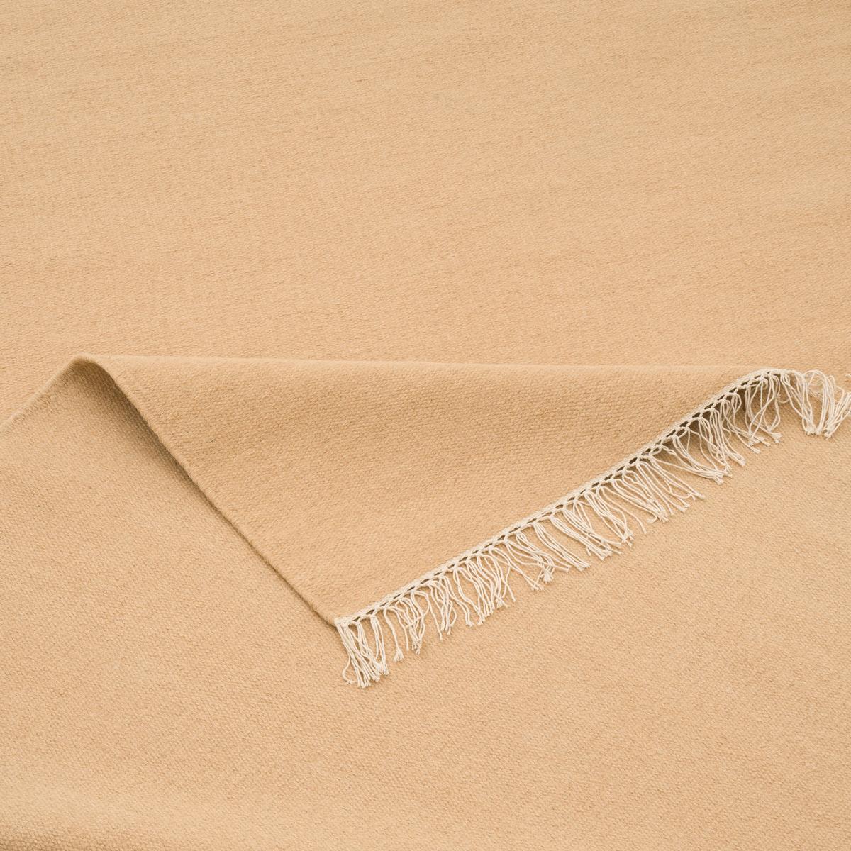 WOLLE NATUR TEPPICH KELIM MILA - Beige, Textil (200/290cm) - Pergamon