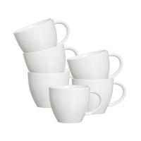 KAFFEEOBERE Melodie weiß 190 ml 6er Set - Weiß, Keramik (0.19L) - Ritzenhoff Breker