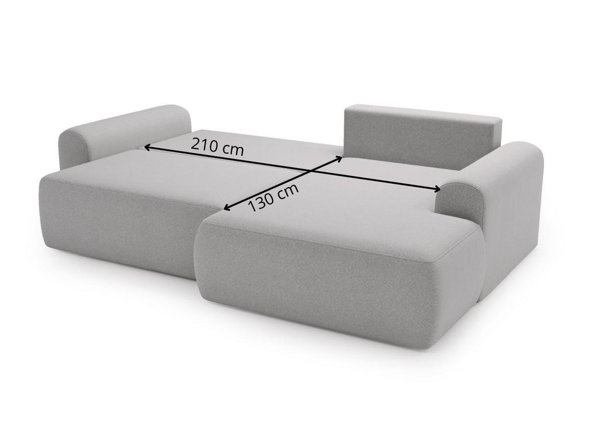 ECKSOFA Savana Braun Links - Braun, Holz/Textil (257/177cm) - Graingold