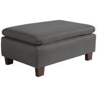 POLSTERHOCKER Kaylil Flachgewebe anthrazit - Anthrazit, Kunststoff (90/43/60cm) - 58aufmkessel