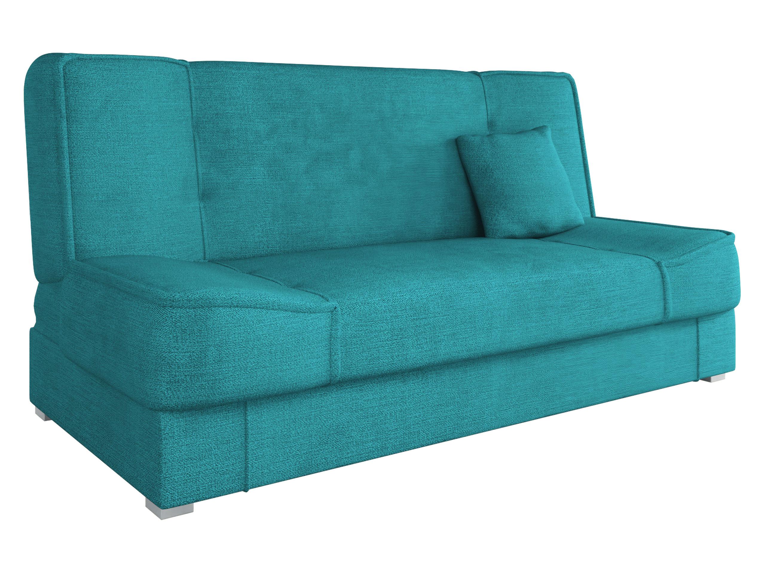 SCHLAFSOFA Gabi - Silberfarben/Hellblau, Holz/Kunststoff (175/80/80cm) - MIRJAN24