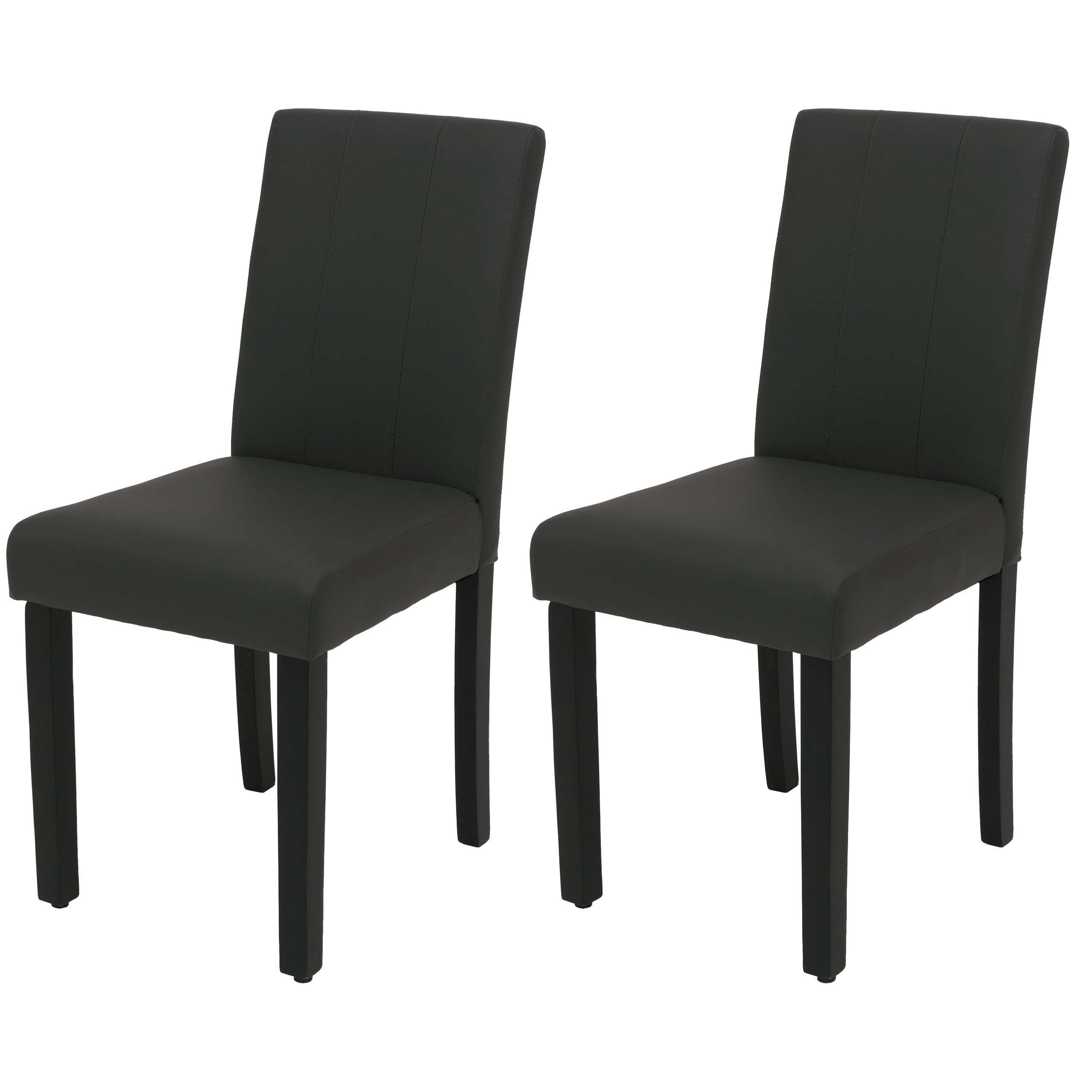 ESSZIMMERSTUHL O65D Dunkelgrau - Dunkelgrau/Grau, Textil (40/88/55cm) - MCW