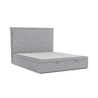 POLSTERBETT Eliot mit Stauraum 160/200 cm Grau im Alta Stoff - Schwarz/Grau, Holz/Holzwerkstoff (160/200cm) - AltaBeds