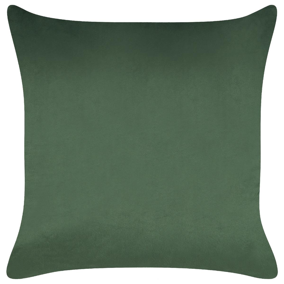 DEKOKISSEN 2er-Set Grün 45/45 cm Goldspruce - Grün, Textil (45/45cm) - Beliani