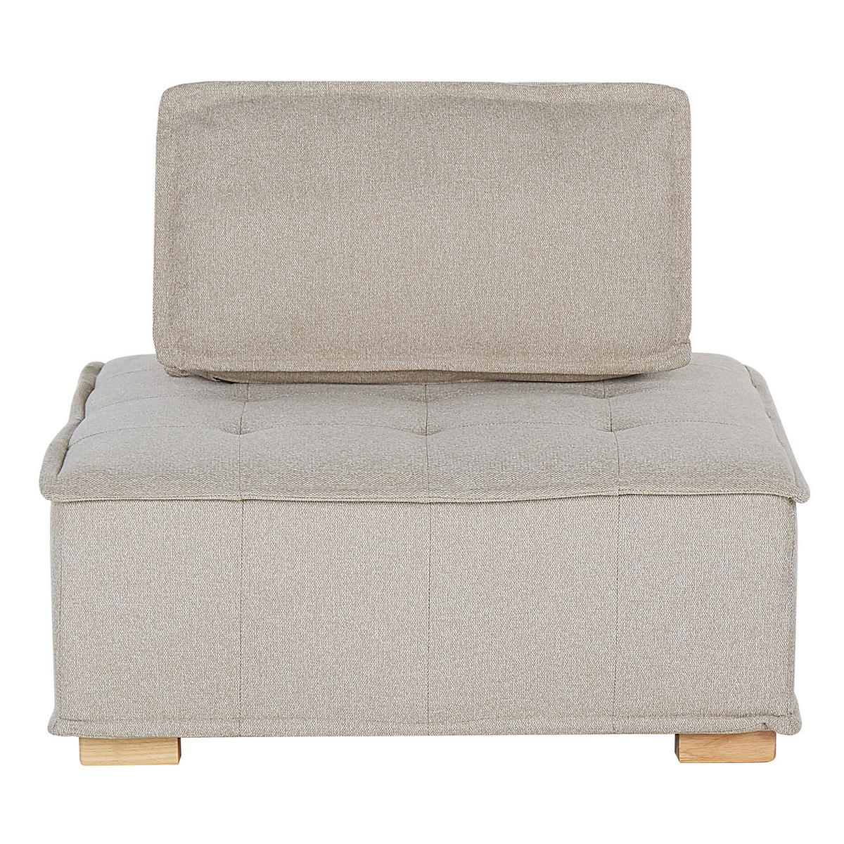 4-SITZER SOFA SET Polsterbezug Beige Tibro - Beige, Textil (200/40/100cm) - Beliani