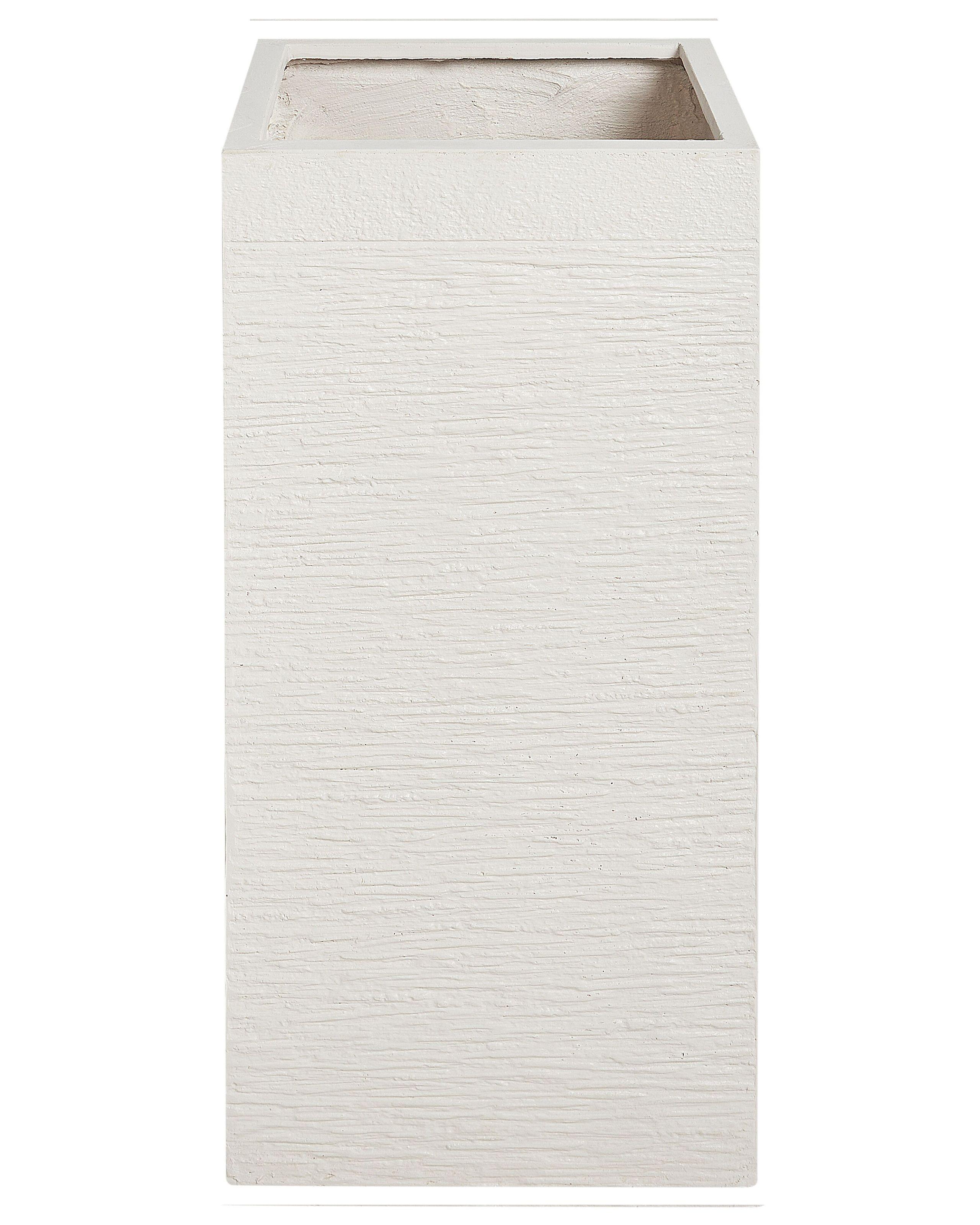BLUMENTOPF Beige Dion - Beige, Naturmaterialien (70cm) - Beliani